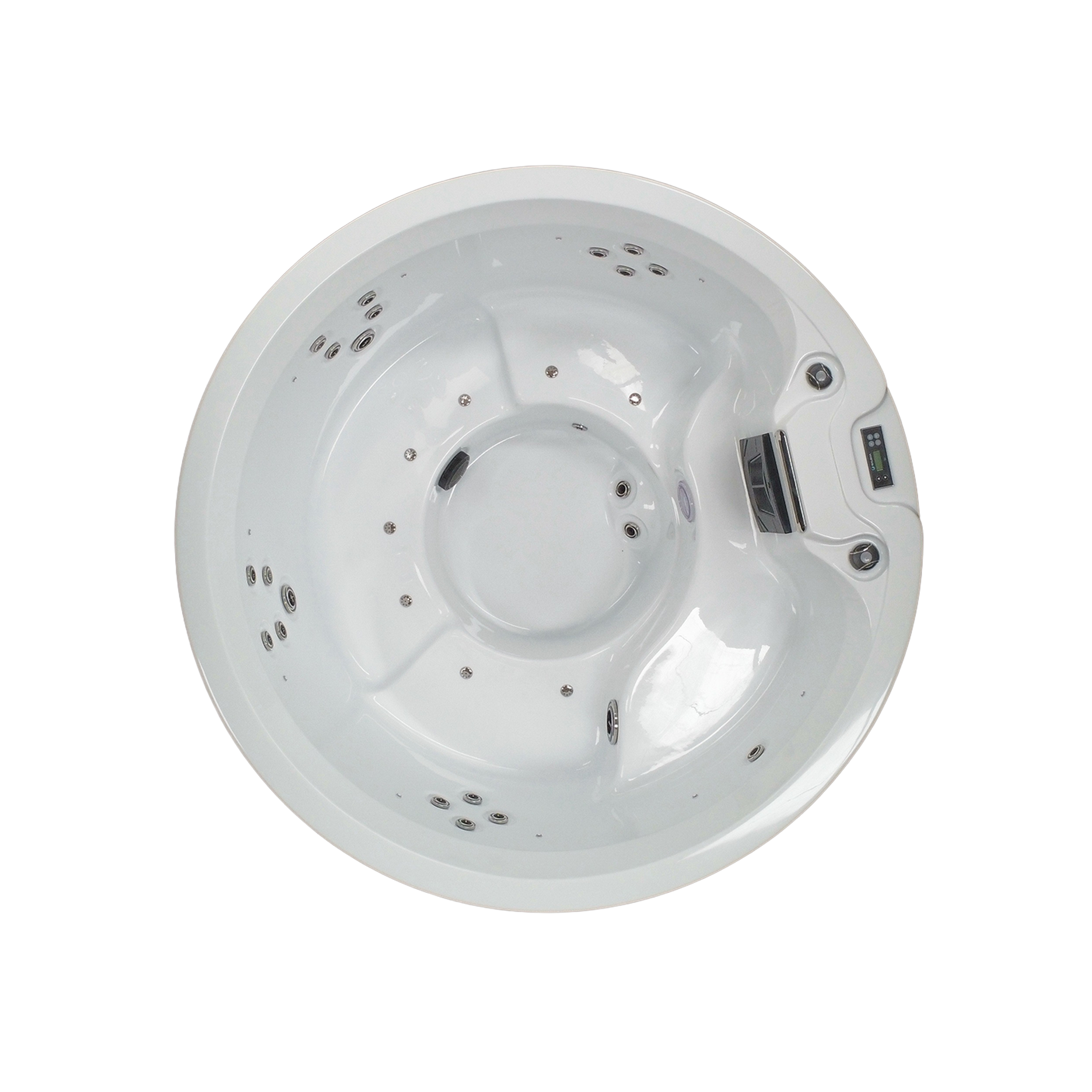 Urban Cedar Sport Deep Aero WiFi Round Hot Tub Package