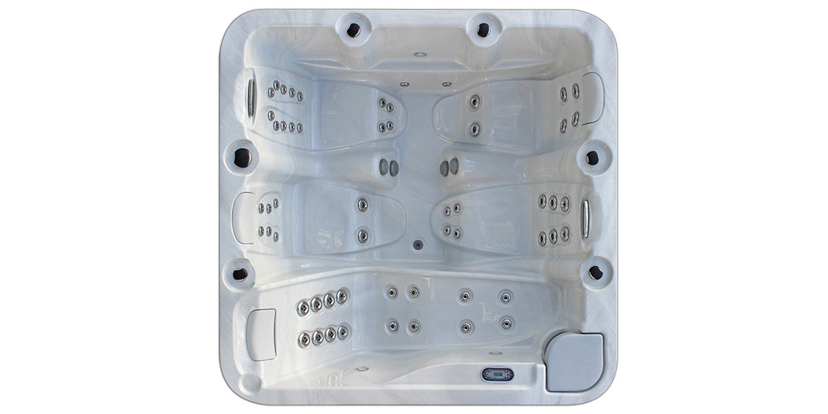 Urban Cedar Spa Premium Square Deluxe WiFi Hot Tub Package