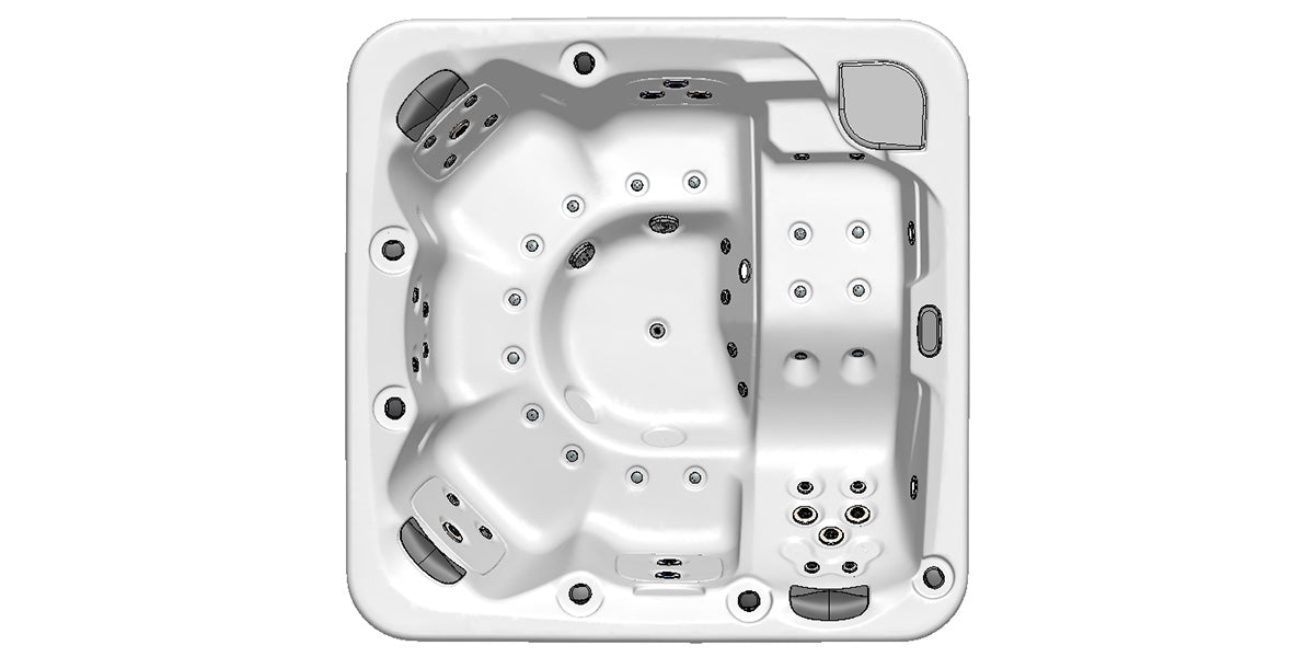 Urban Cedar Spa Premium Square WiFi Hot Tub Package (BEST SELLER)