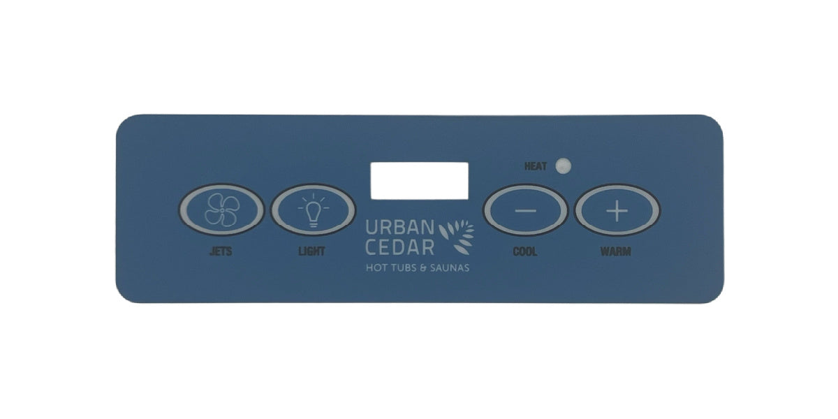 Parts - Urban Cedar 4 Button Rectangle Decal