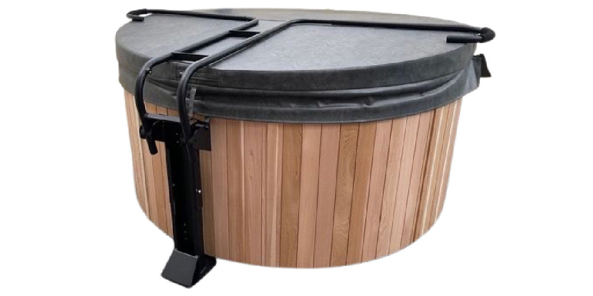 Extras Round Cover Lifter Urban Cedar Hot Tubs