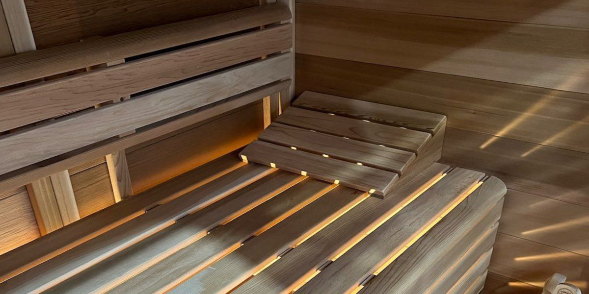 Solid Cedar Sauna Headrest